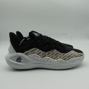 Under Armour Flow Curry 11 Men Size 10 Shoes Black Sneakers Athletic Basketball